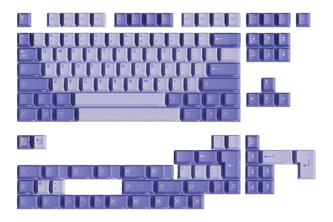 PBTfans FAIRY R2 keycap set
