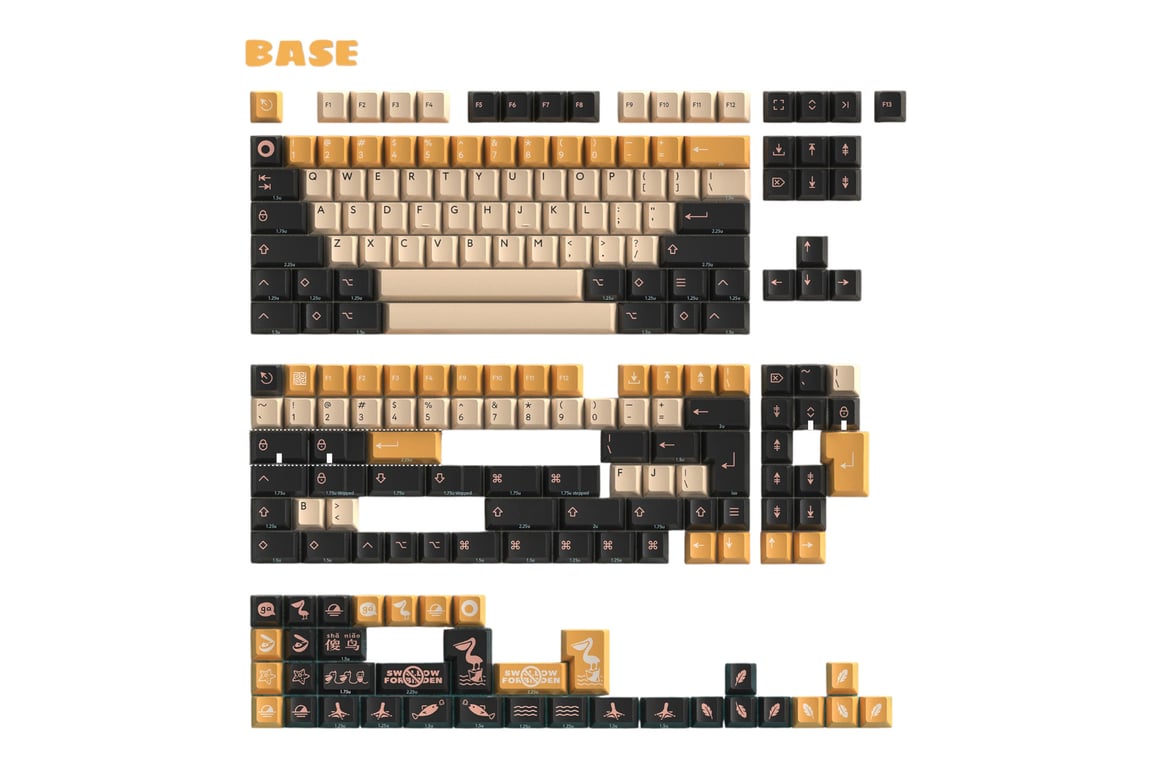 PBTfans Pelican R2 keycap set