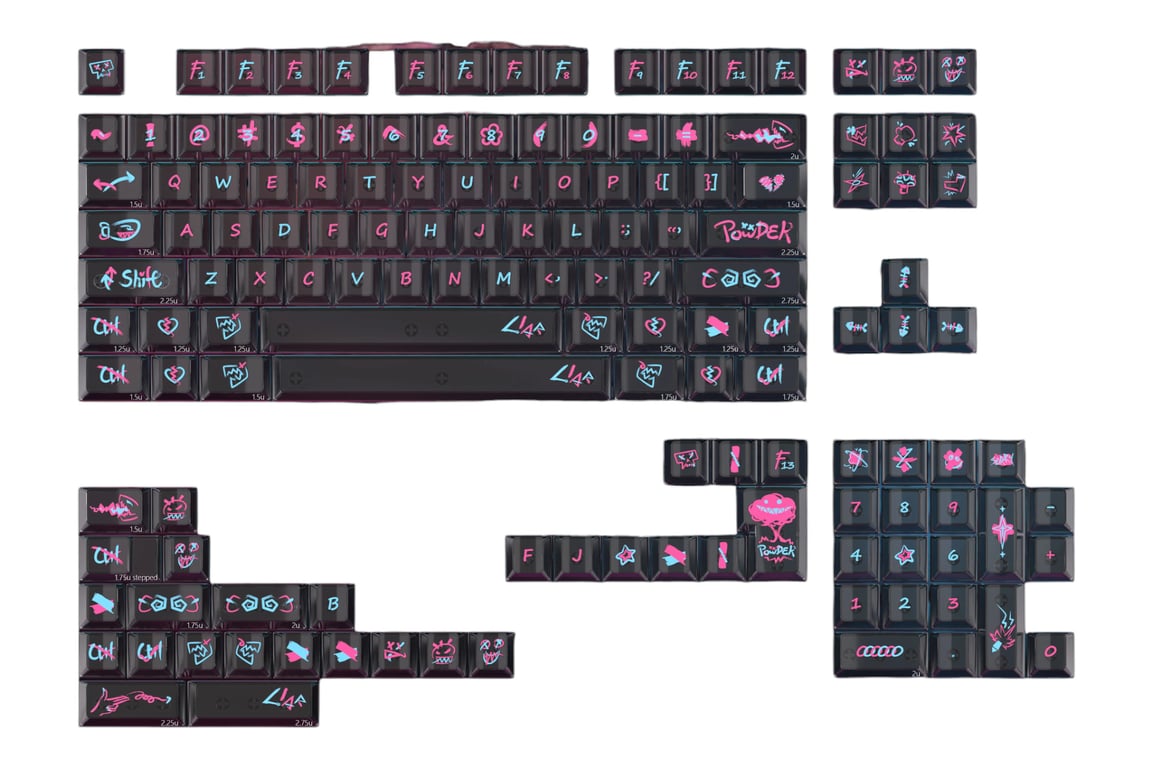 PBTfans Powder keycap set