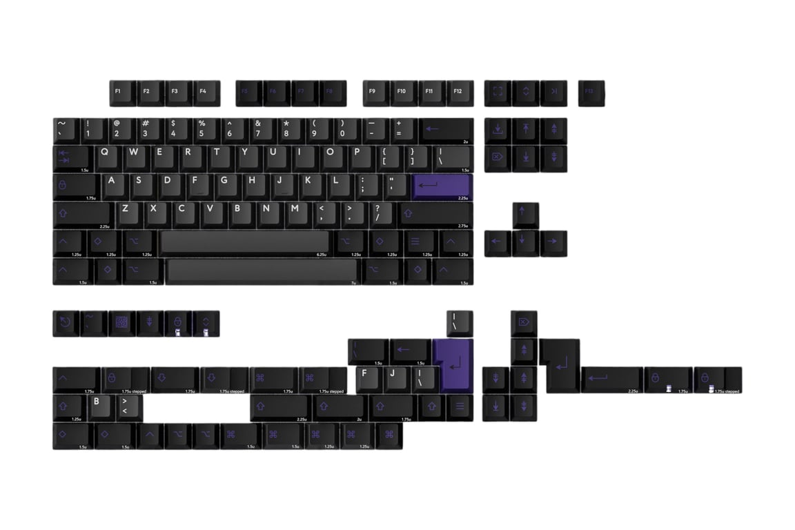 PBTfans Purpolch R3 keycap set