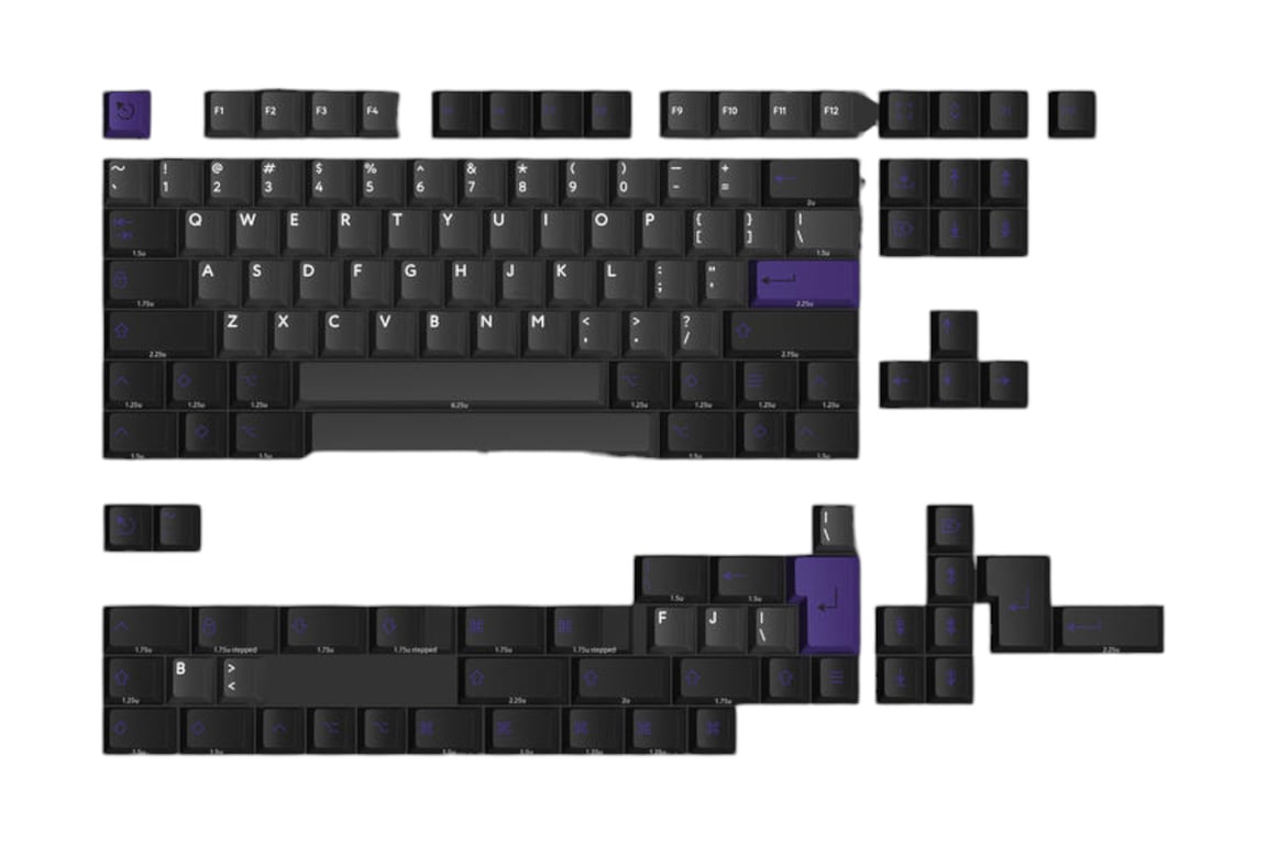 PBTfans Purpolch keycap set