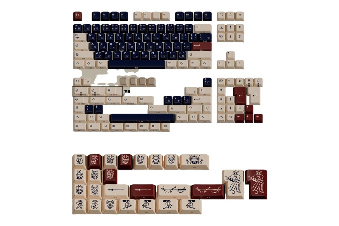 PBTfans RŌNIN keycap set