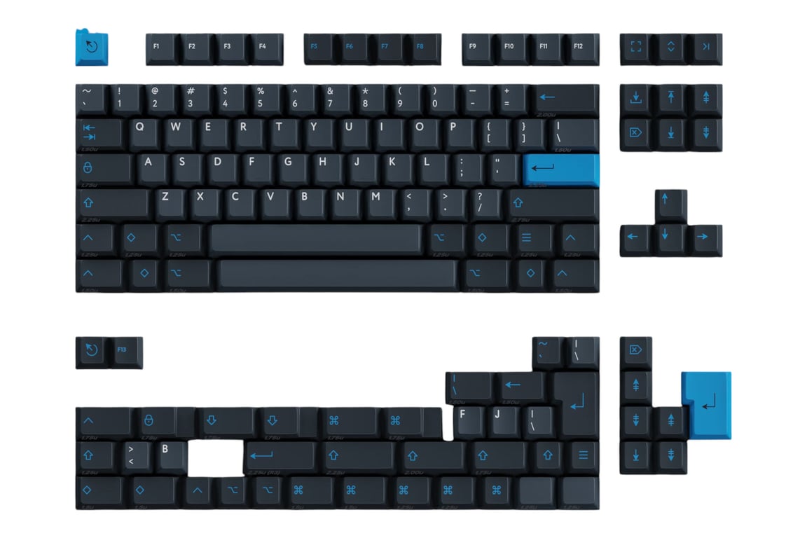 PBTfans Umbra keycap set