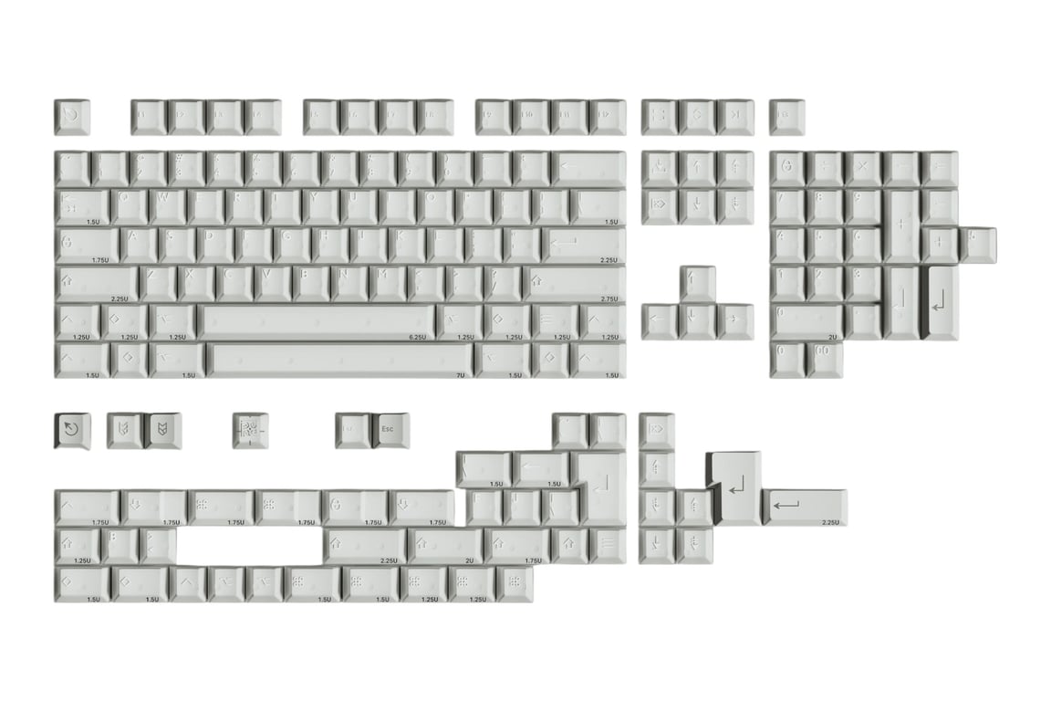 PBTfans X-RAY R2 keycap set