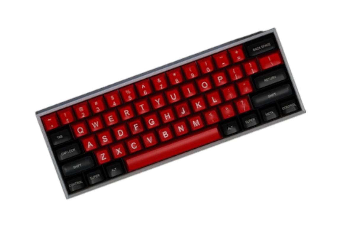 Signature Plastics Blood Shadow keycap set
