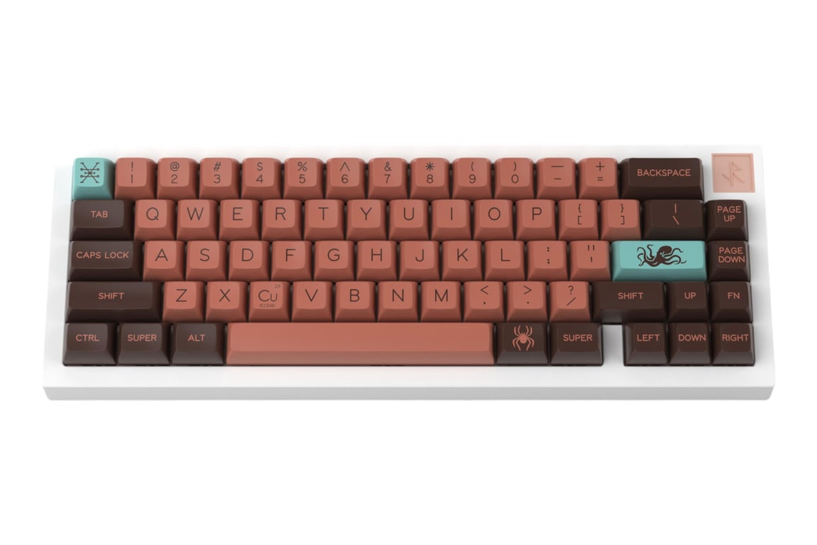 Signature Plastics Copper keycap set