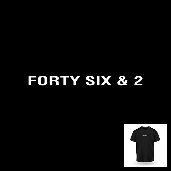 Bay38 Bay38 Black Forty Six and Two T-Shirt in Black