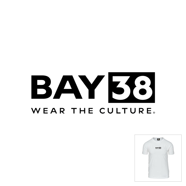 Bay38 Bay38 White Wear the Culture T-Shirt in White