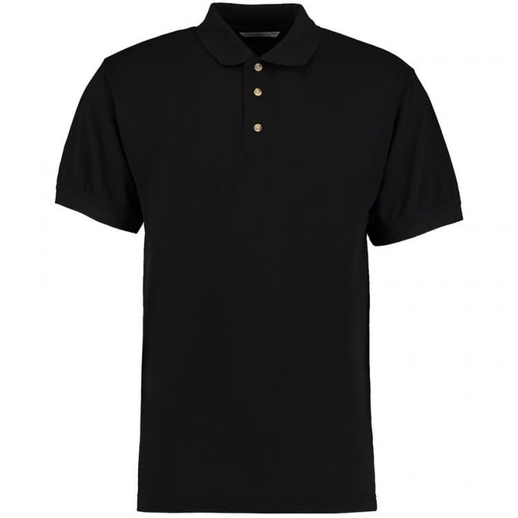 Kustom Kit Kustom Kit KK407 Chunky Polo Shirt, Black, 5 Pack in Black