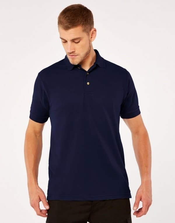 Kustom Kit Kustom Kit KK407 Chunky Polo Shirt, Navy, 5 Pack in Navy