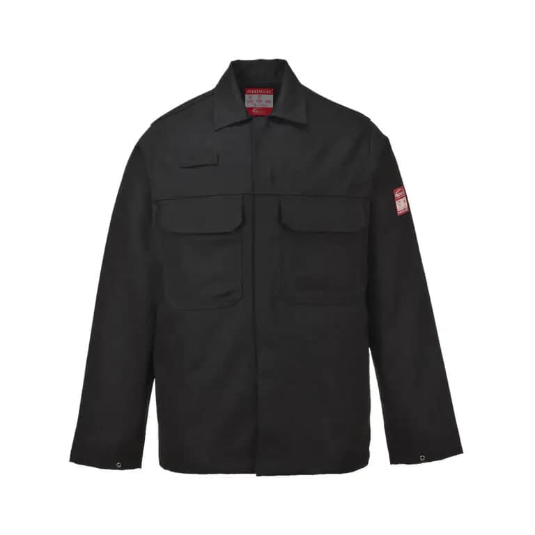Portwest Portwest BIZ2 Flame Resistant Work Jacket - Small - Black in Black