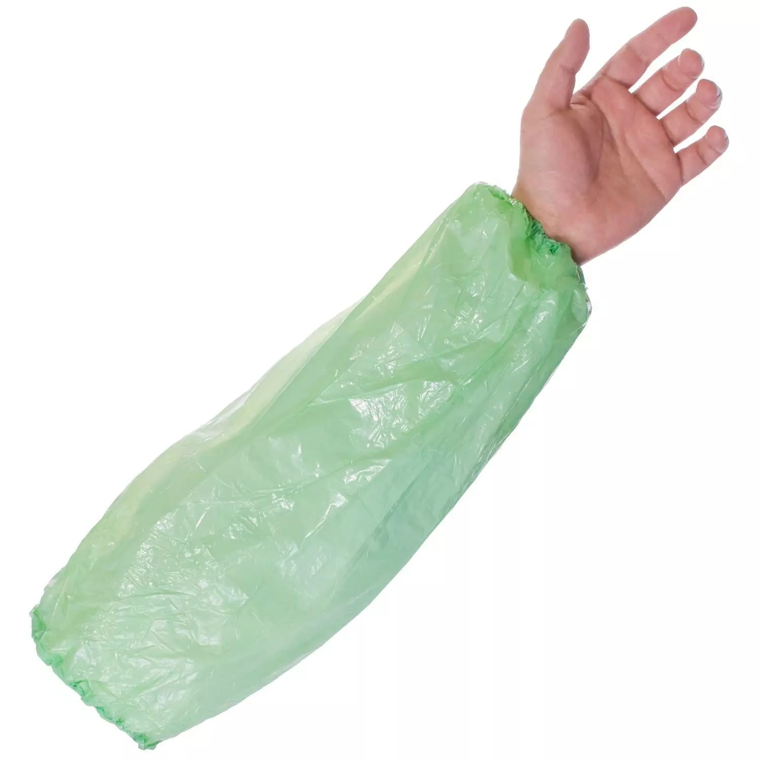 Supertouch Economy PE Disposable Oversleeves - 2000 Pieces - Green