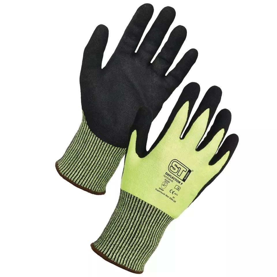 Supertouch Supertouch F Work Gloves - Lime Green - 120 Pairs in Lime Green