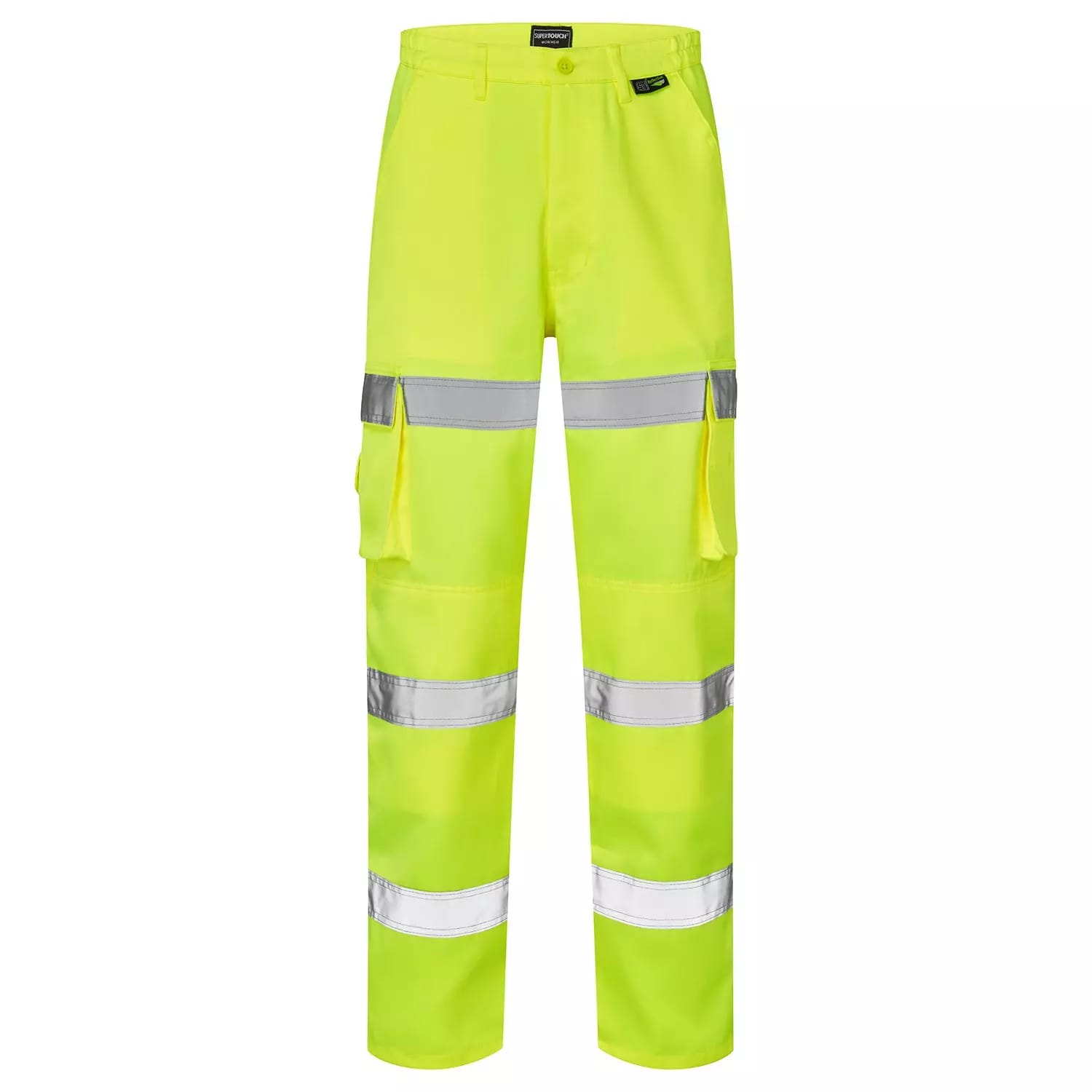 Supertouch Supertouch Hi Vis Band Combat Trouser - Long - Yellow in Yellow