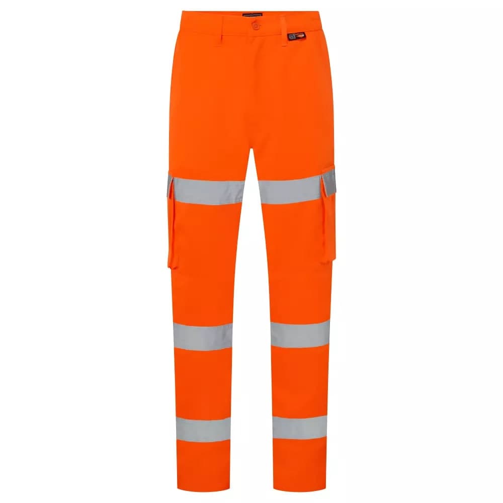 Supertouch Supertouch Hi Vis Band Combat Trouser - Regular - Orange in Orange