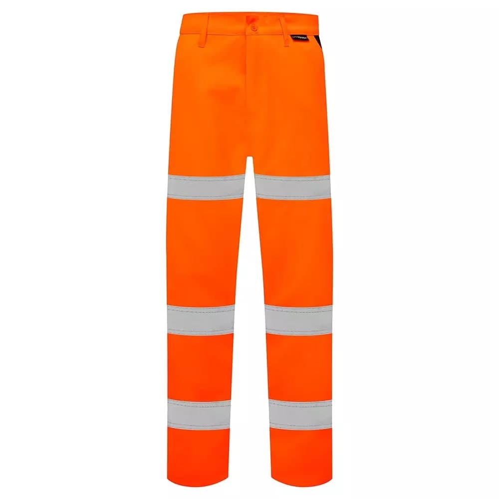 Supertouch Supertouch Hi Vis Band Trousers - Long - Orange in Orange