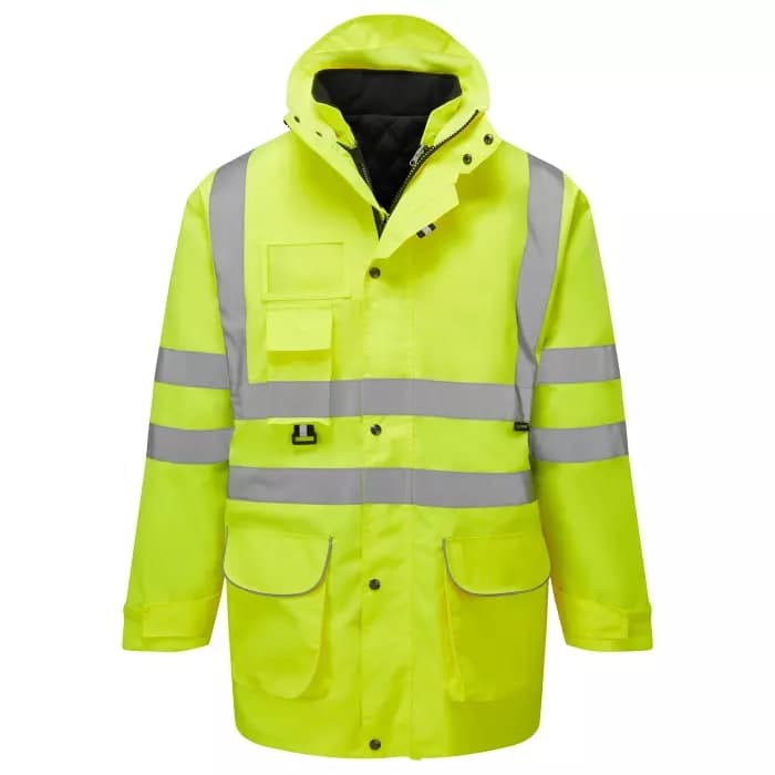 Supertouch Supertouch Hi Vis Parka - Yellow in Yellow