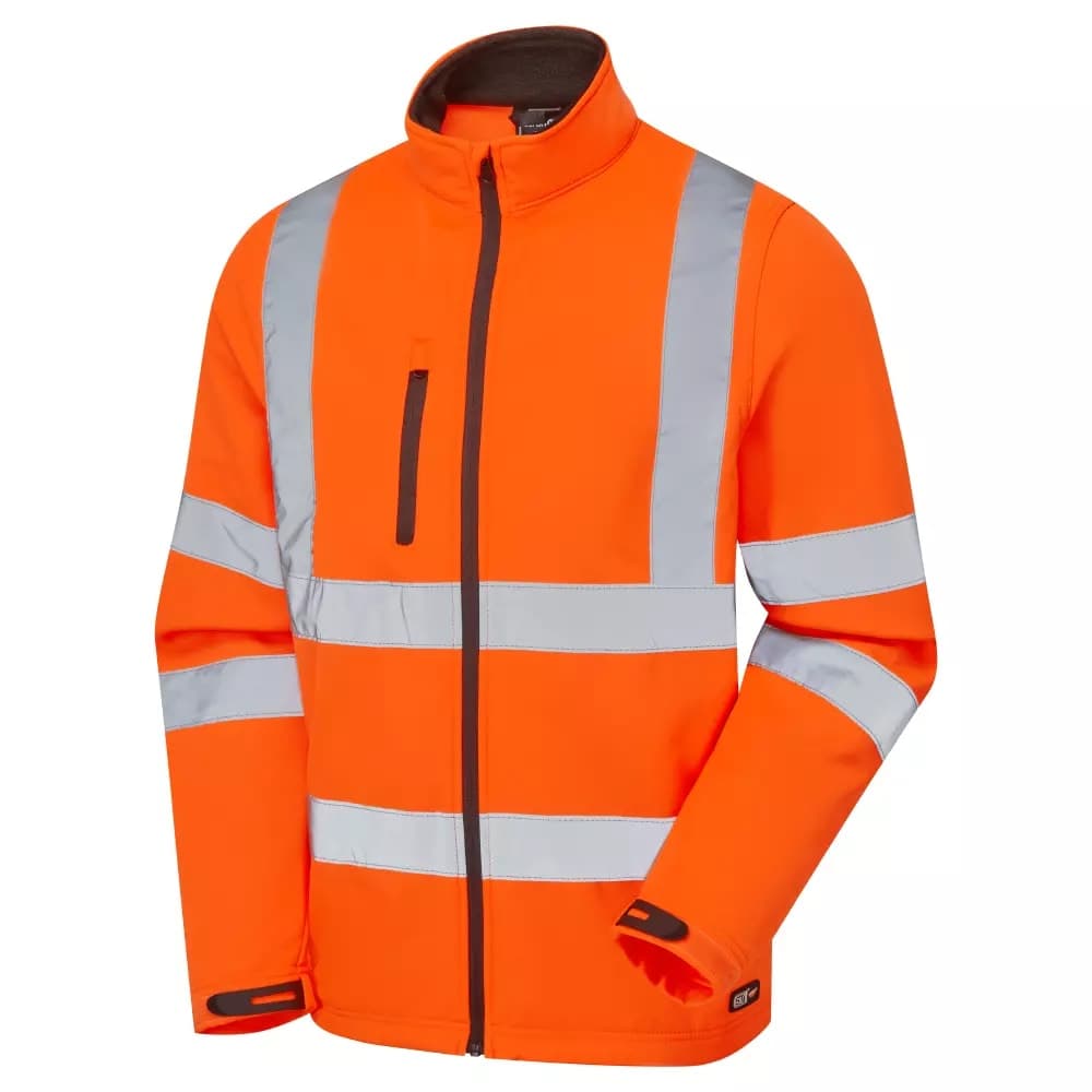 Supertouch Supertouch Hi Vis Softshell Jacket - Orange in Orange