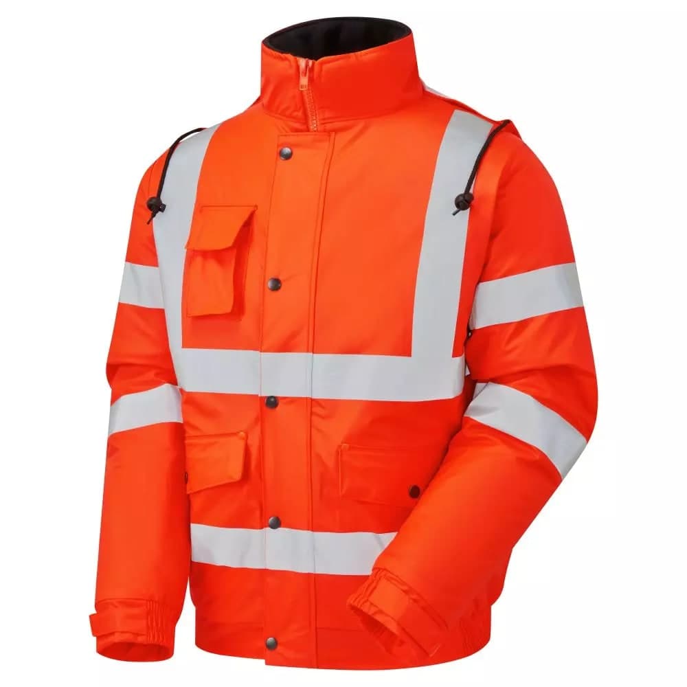 Supertouch Supertouch Hi Vis Stormflex Bomber Jacket - Orange in Orange
