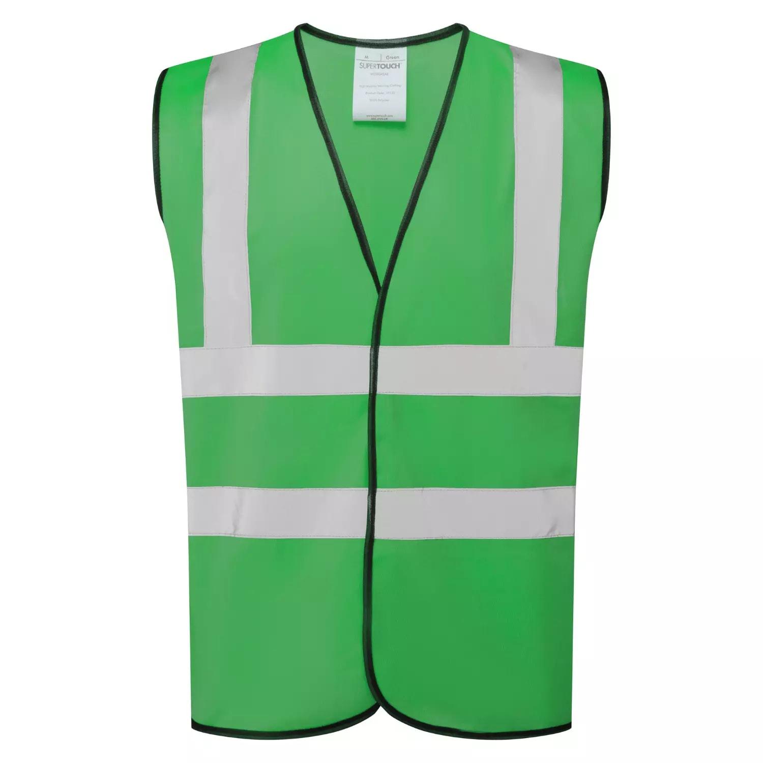 Supertouch Hi Vis Vest - Green
