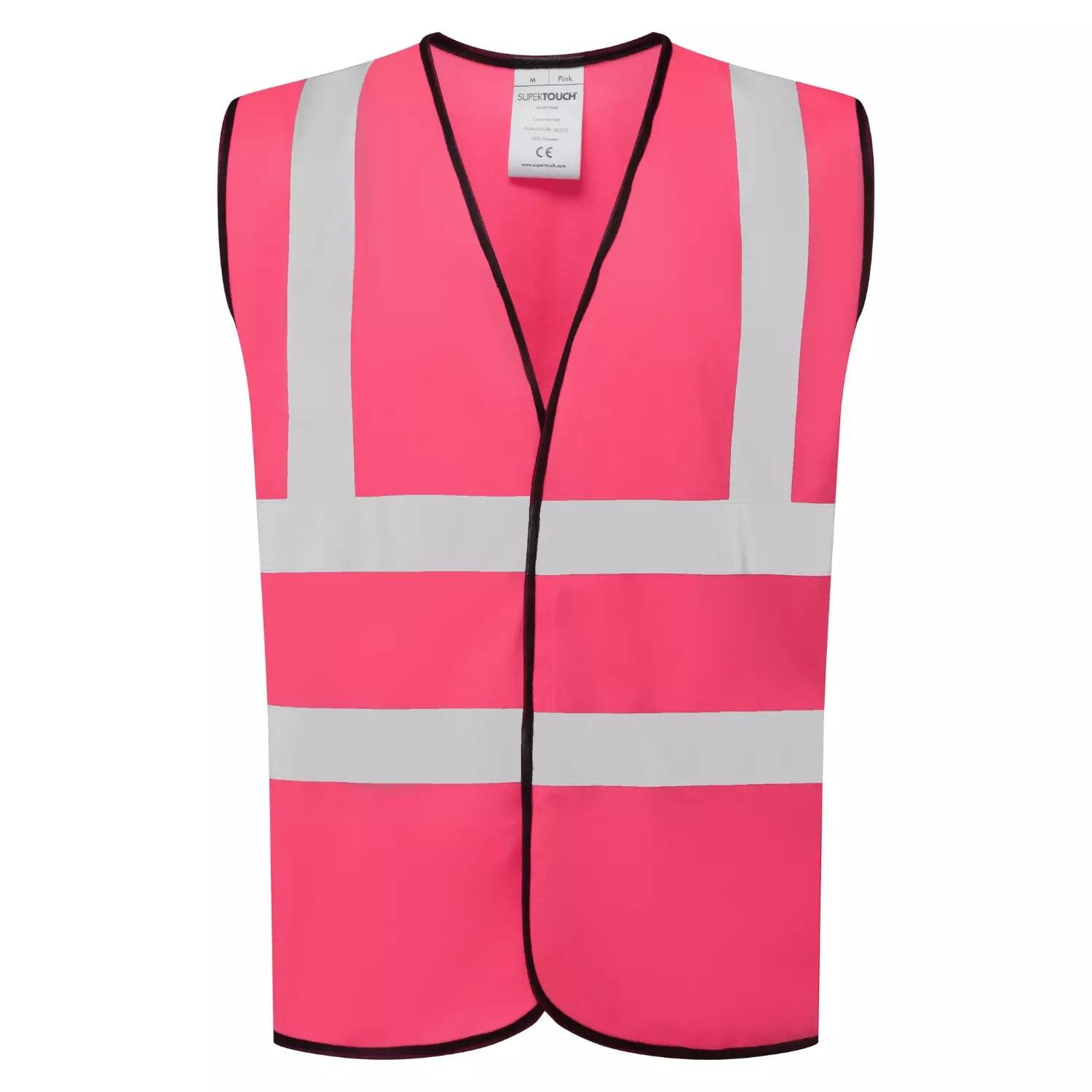 Supertouch Hi Vis Vest - Hot Pink