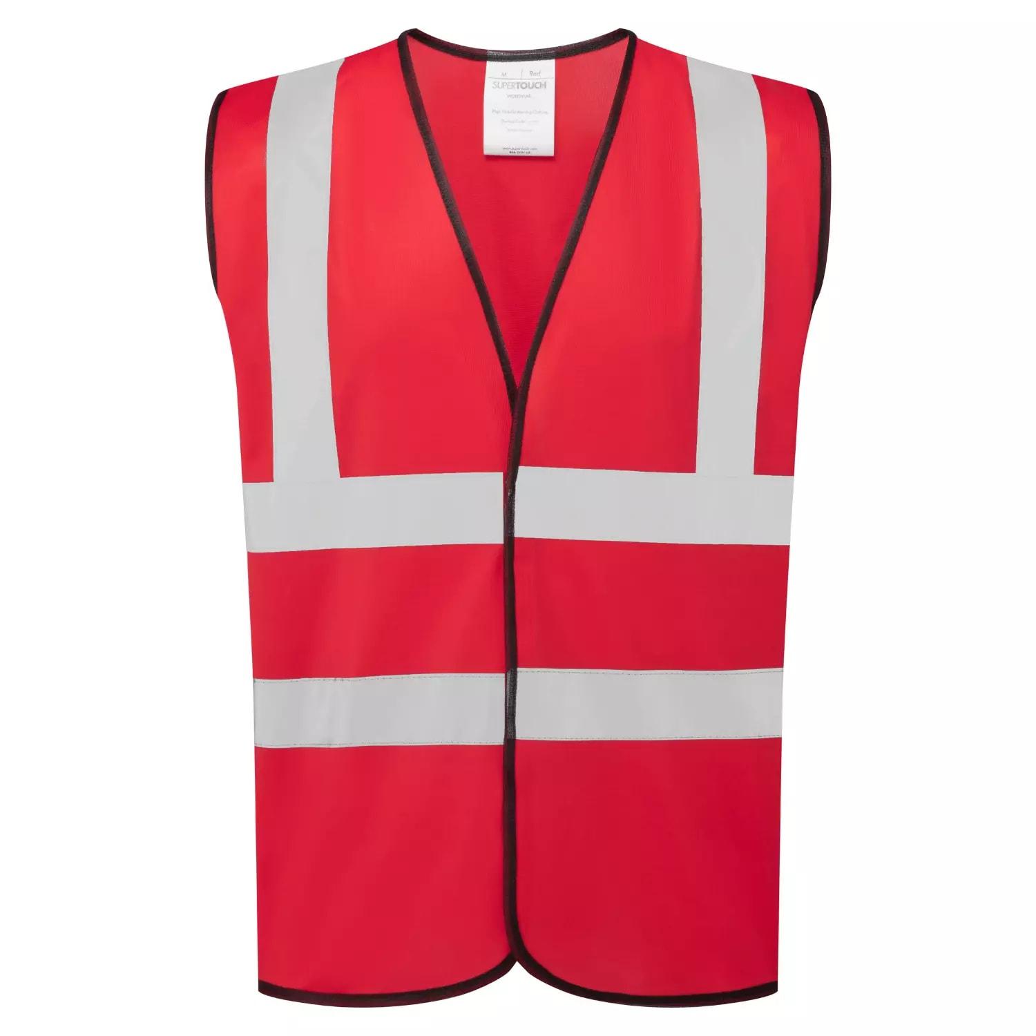 Supertouch Hi Vis Vest - Red
