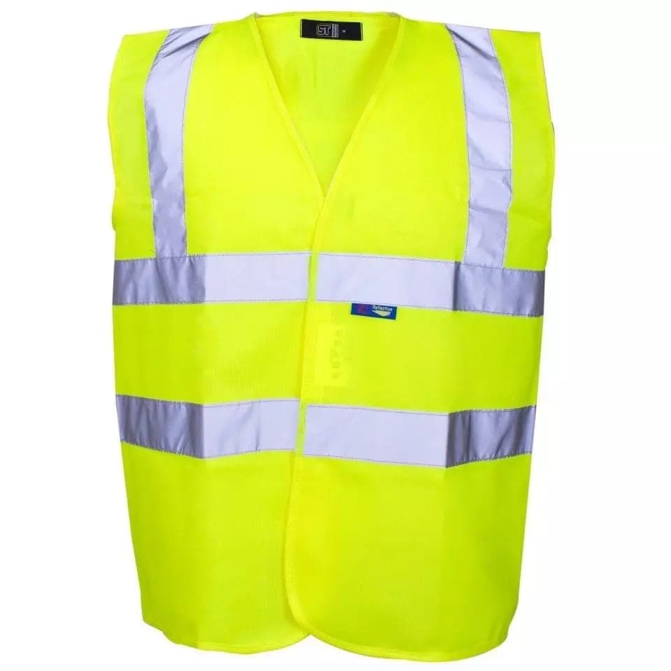 Supertouch Hi Vis X100 Printers Pack Vest - Yellow