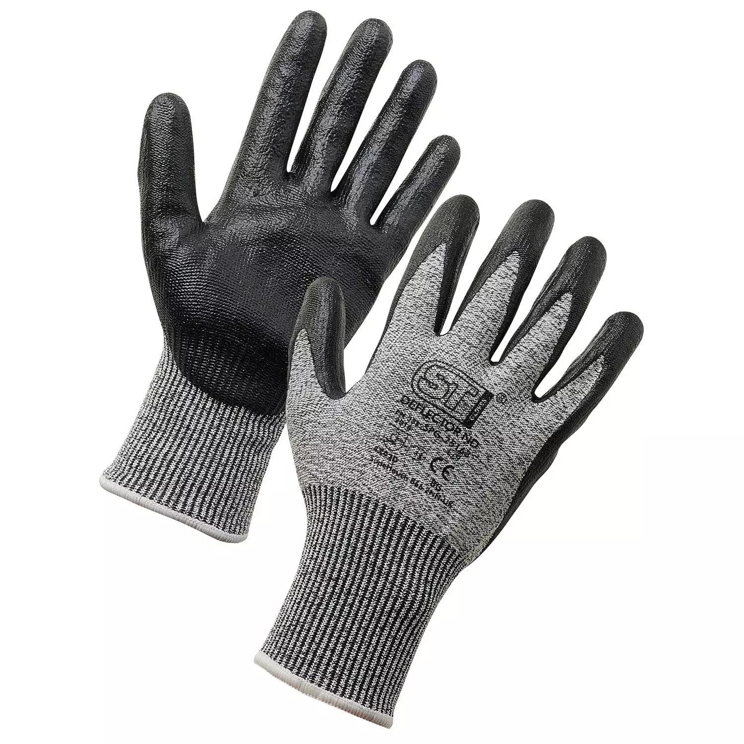 Supertouch Supertouch ND Nitrile Work Gloves - Grey - 120 Pairs in Grey