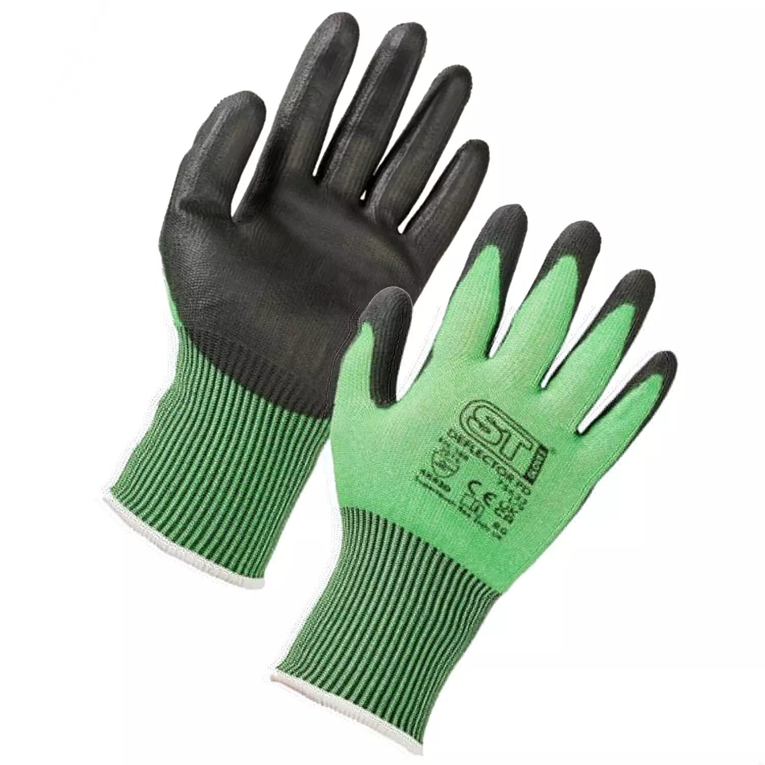 Supertouch Supertouch PD Work Gloves - Green - 120 Pairs in Green