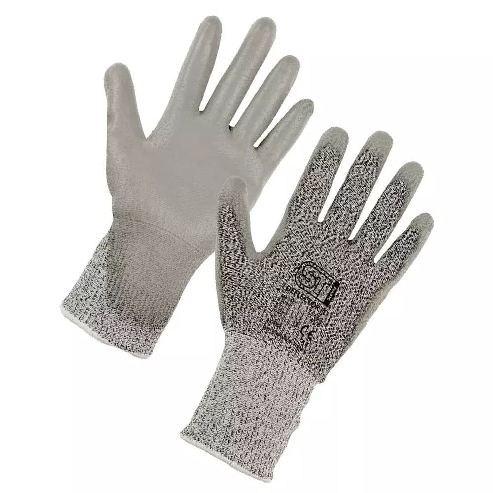 Supertouch Supertouch PD Work Gloves - Grey - 120 Pairs in Grey