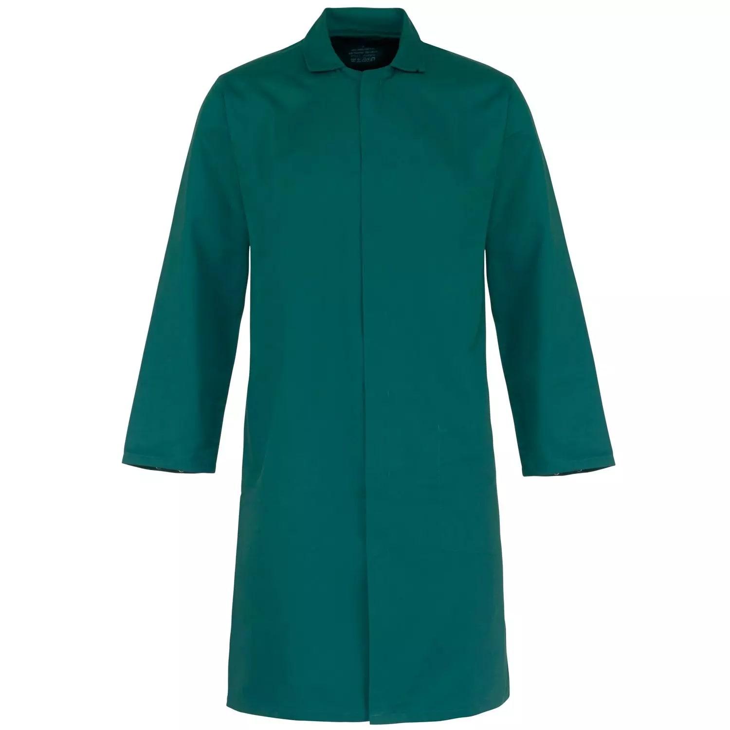 Supertouch Polycotton Food Coat - Bottle Green - Work Coveralls