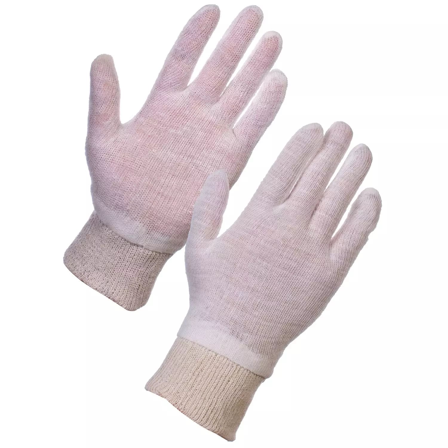 Supertouch Polycotton Knit Wrist Work Gloves - Mens - 600 Pairs