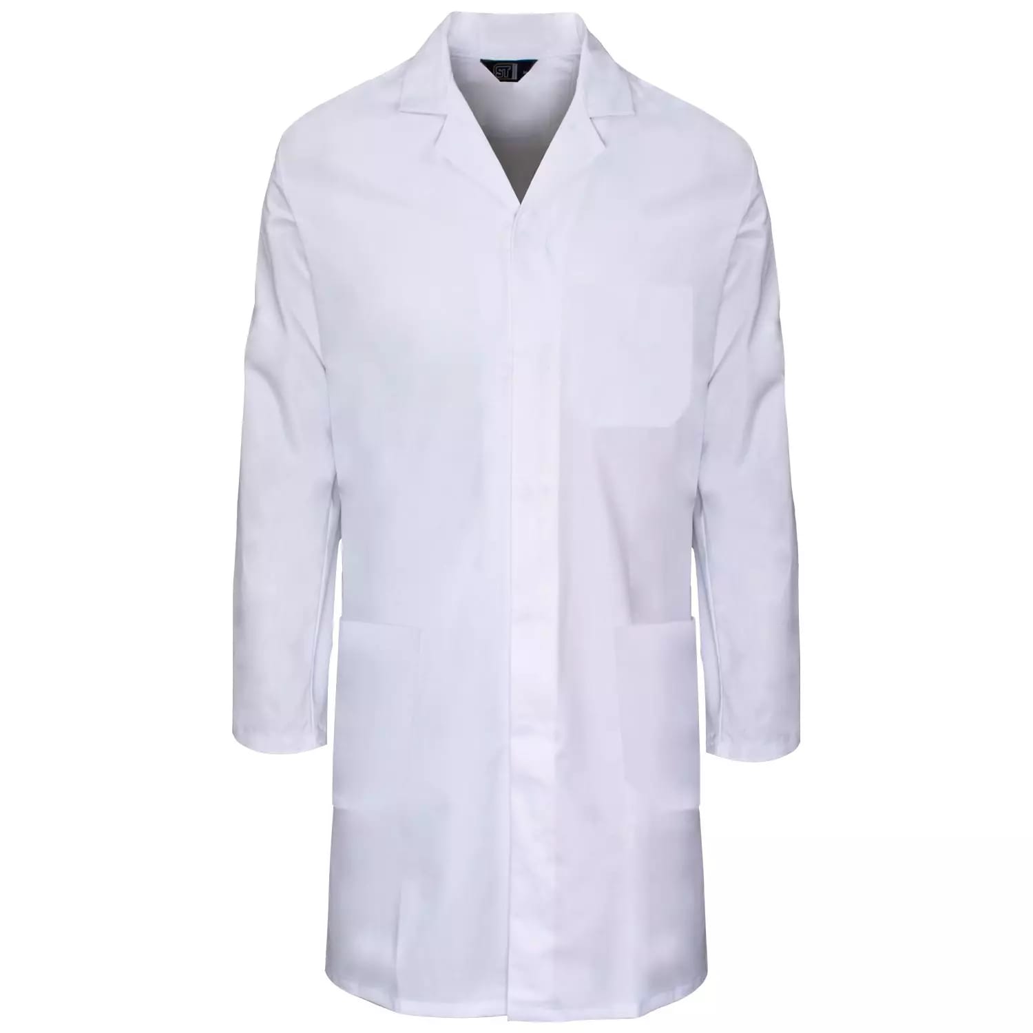 Supertouch Polycotton Lab Coat Work Coveralls - White