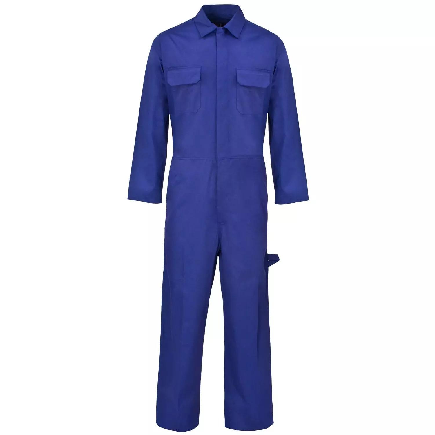Supertouch Polycotton Work Coverall Basic - Royal Blue