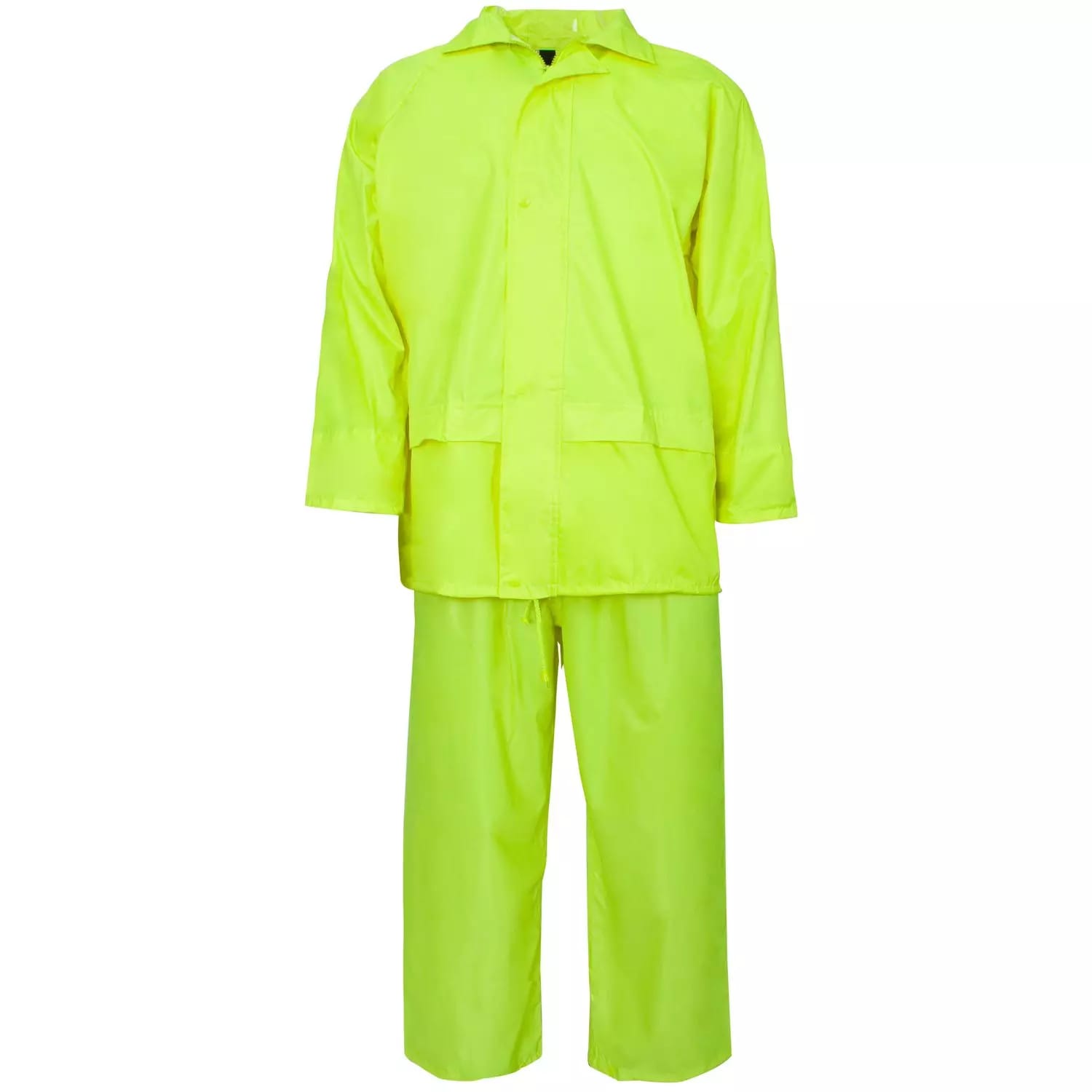 Supertouch Supertouch Polyester/PVC Rainsuit Work Coveralls - Yellow in Yellow