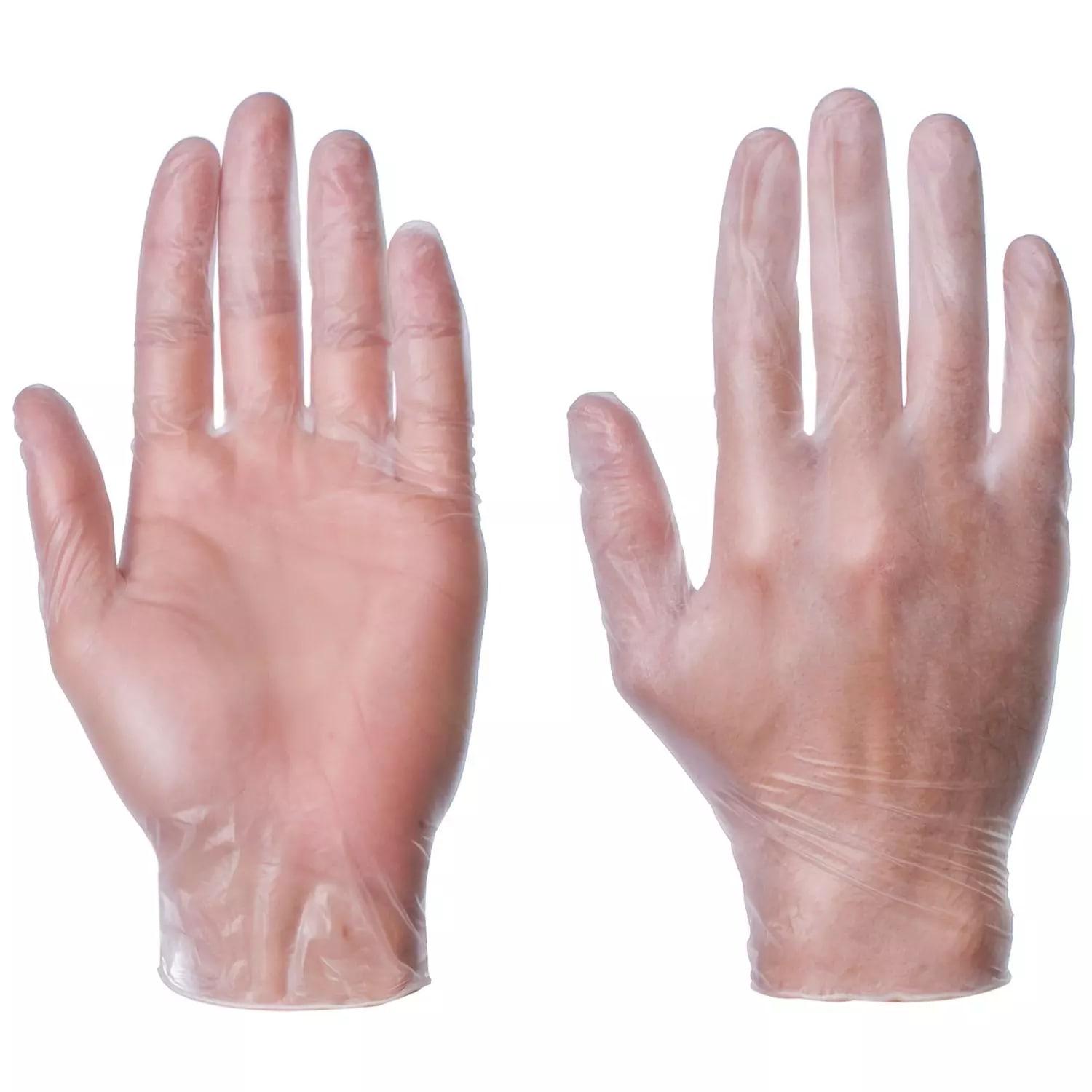 Supertouch Powderfree Vinyl Work Gloves - Industrial - Clear - 1000 Pieces