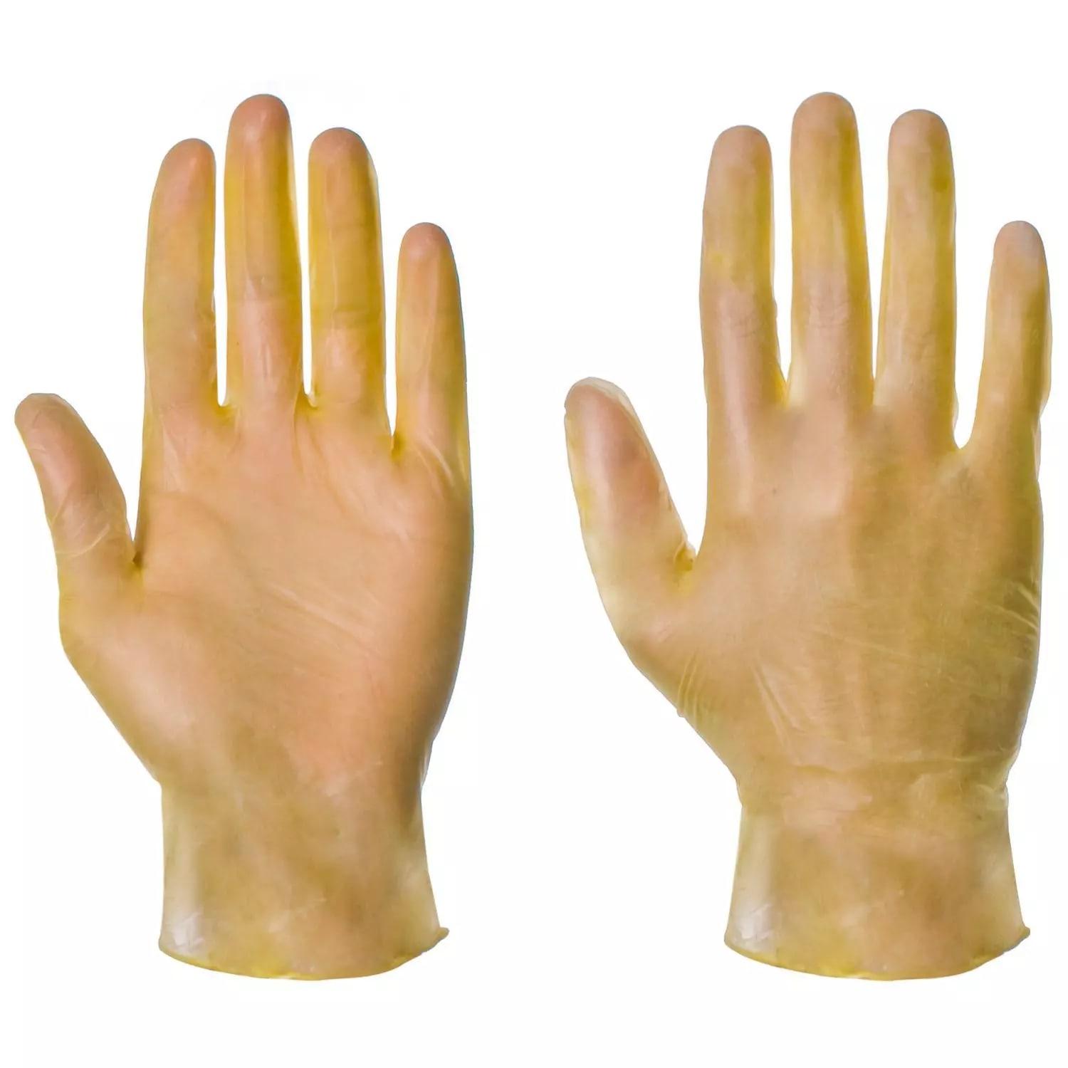 Supertouch Powderfree Vinyl Work Gloves - Industrial - Yellow - 1000 Pieces