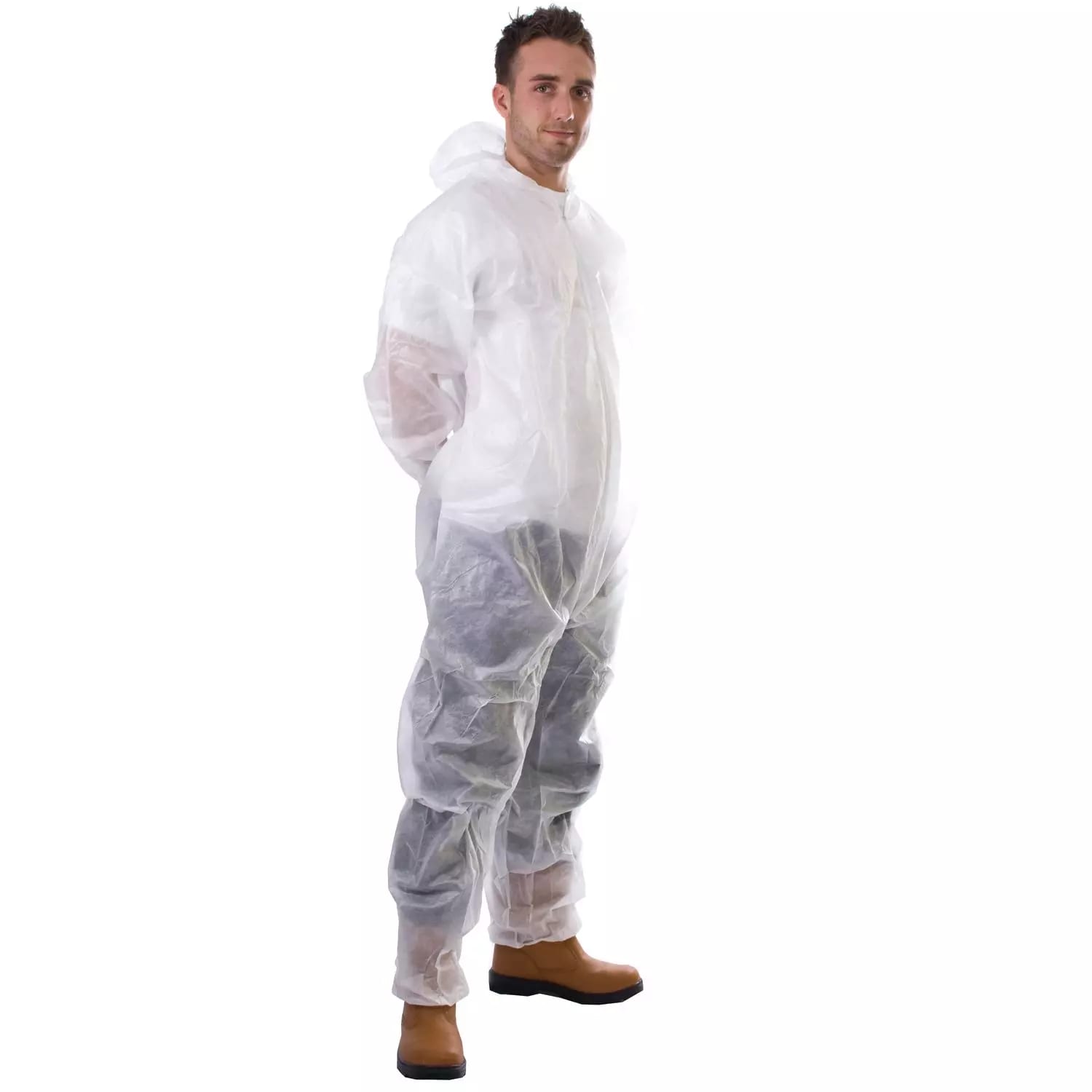 Supertouch PP Non-Woven Coverall - 50 Pieces - White