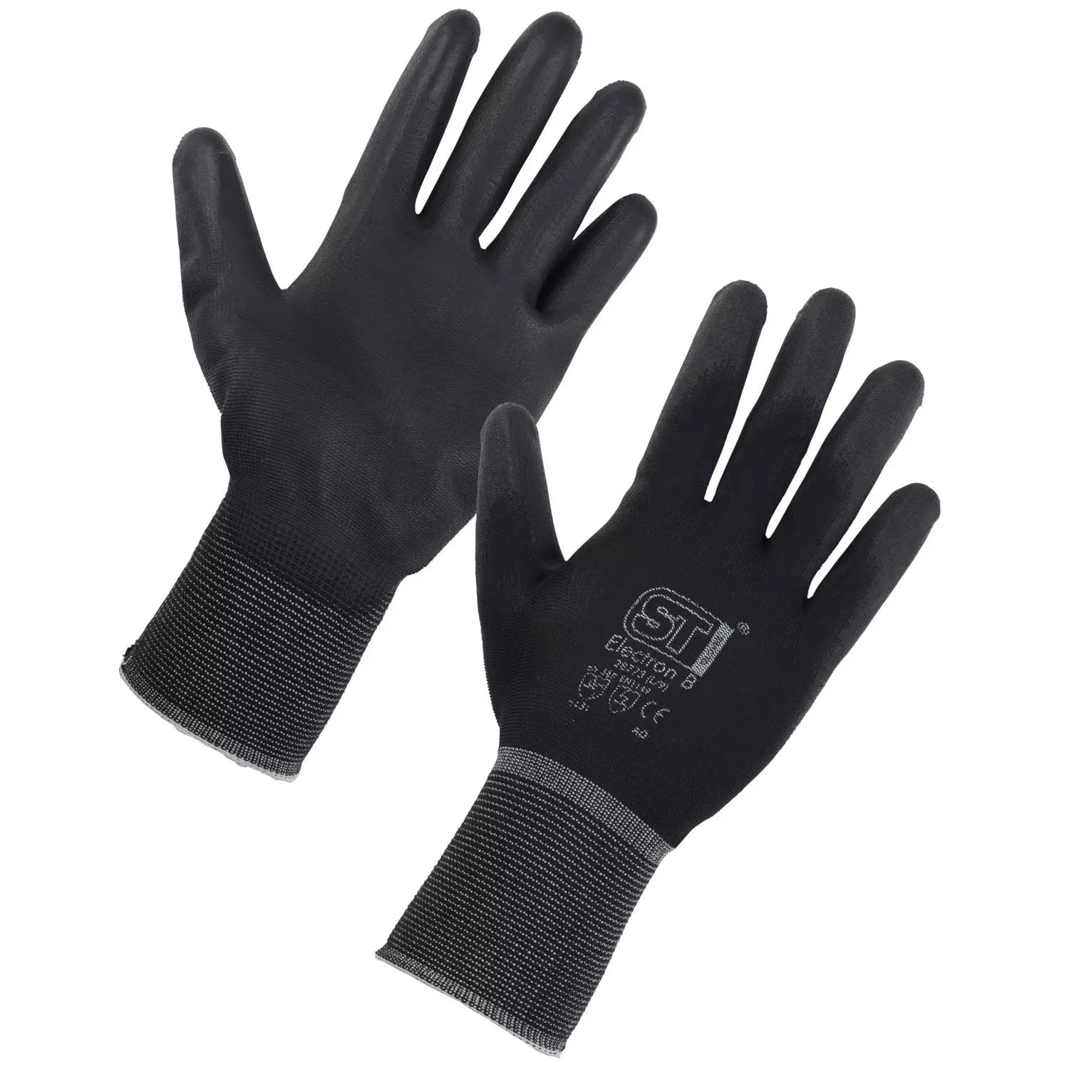 Supertouch PU Fixer Work Gloves - Black - 120 Pairs