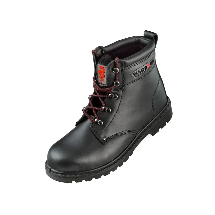 Warrior Action Ankle Work Boots - Black