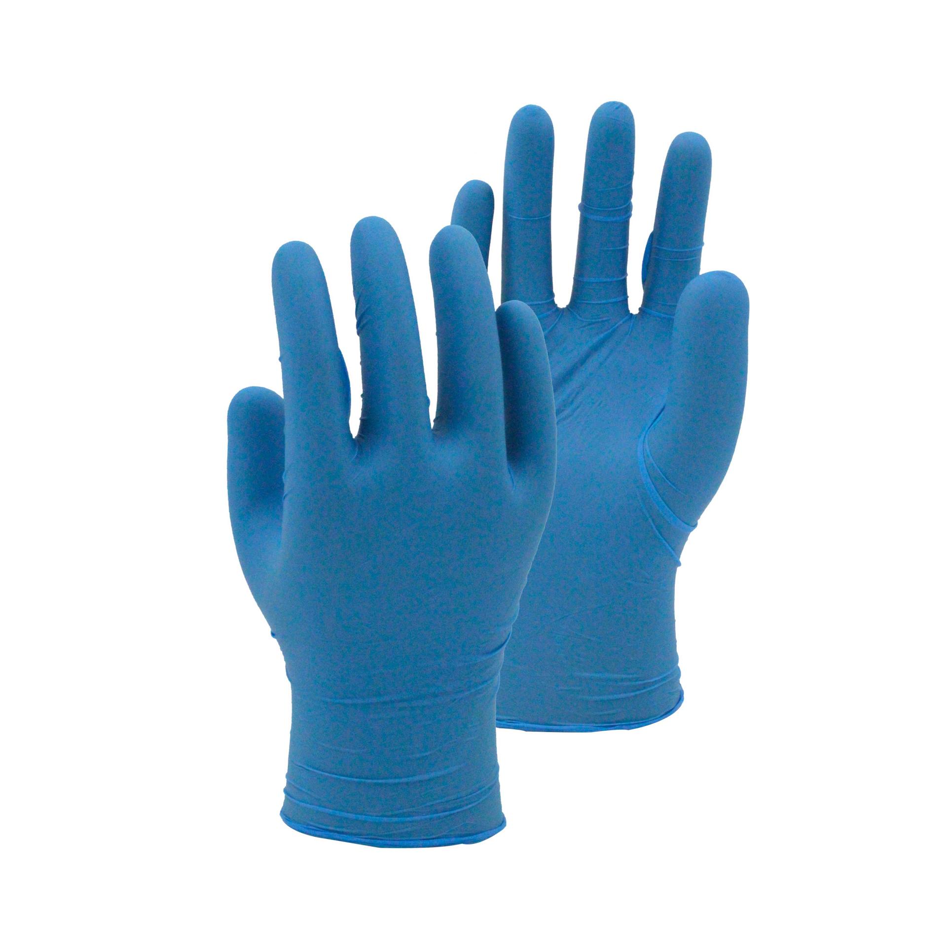 Warrior G35 Nitrile Powder Free Work Gloves 1000 Case - Blue