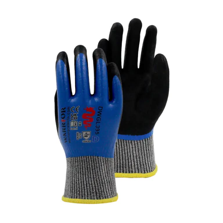 Warrior Latex Cut D - 120 Pairs - Blue