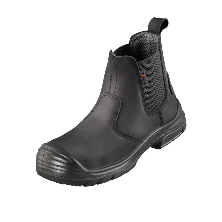 Warrior S3 Waxy Dealer Work Boots - Black