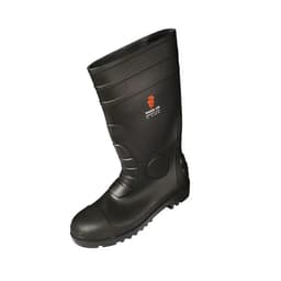Warrior Safe Toe/Mid Work Wellingtons - Black