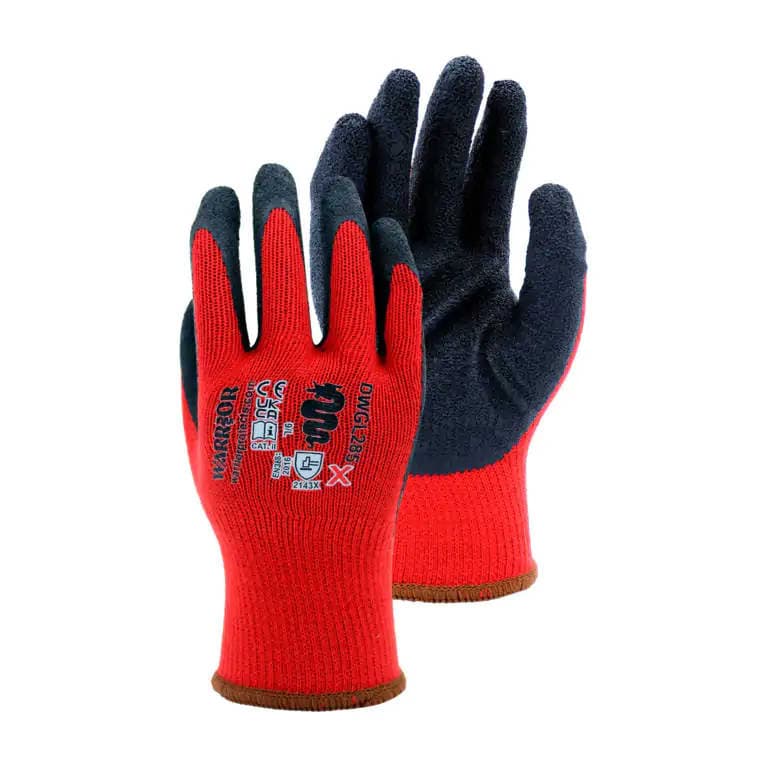 Warrior Supa Grip Latex Gloves - 120 Pairs - Black