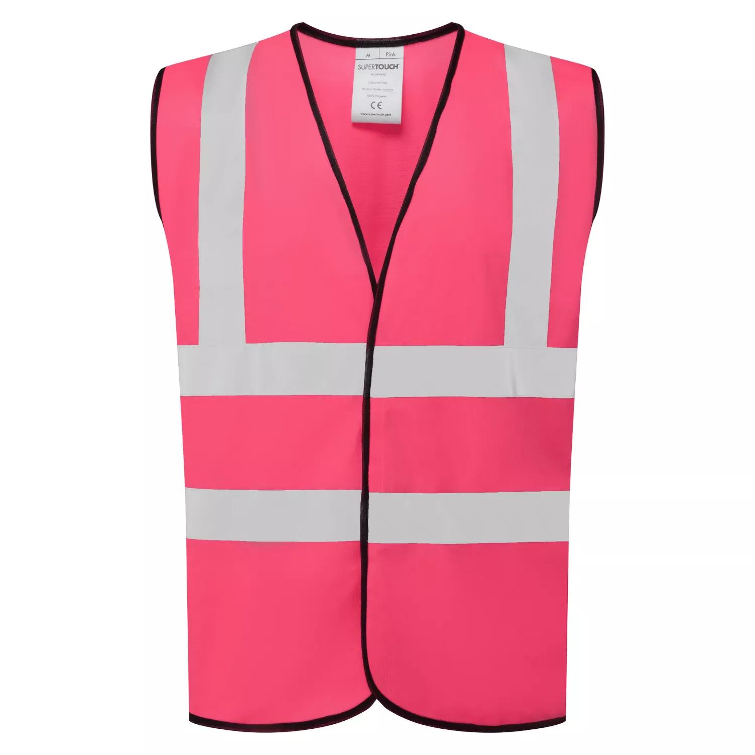 Supertouch Supertouch Hi Vis Vest - Hot Pink in Hot Pink