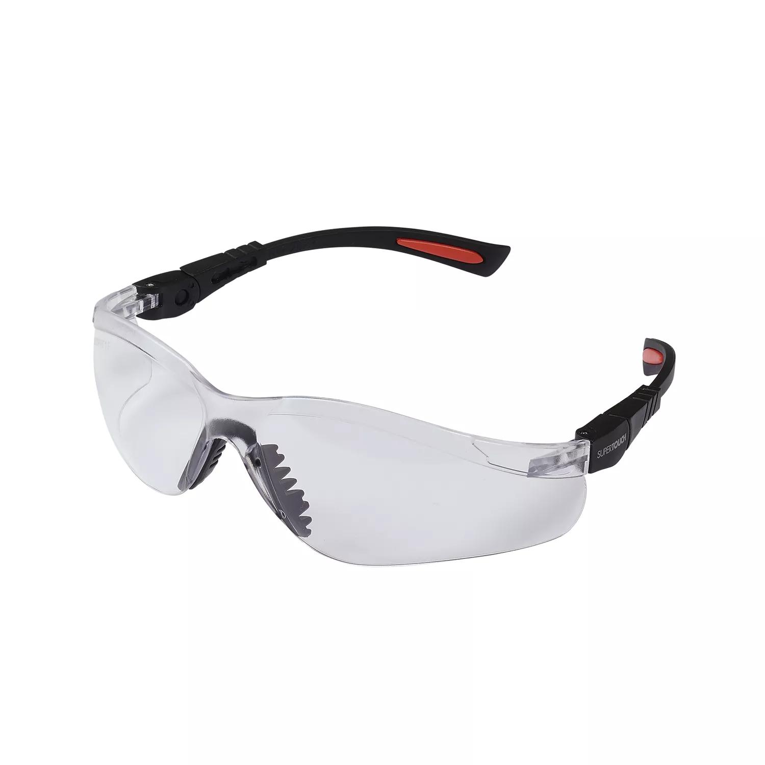 Supertouch Supertouch Opus Safety Glasses - Smoke - Charcoal Grey Frame - Pack of 12 in Charcoal/Grey
