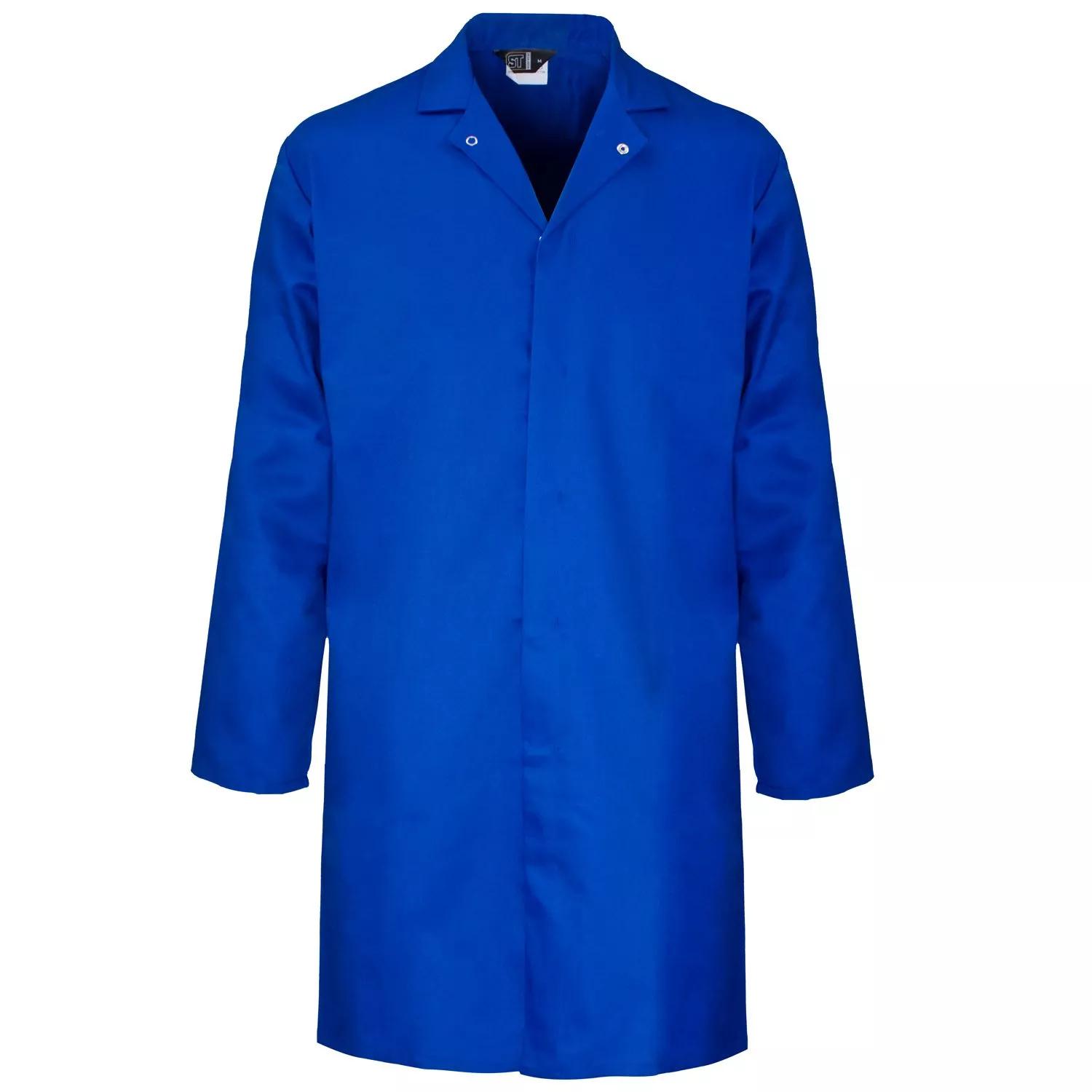 Supertouch Supertouch Polycotton Food Coat - Royal Work Coveralls - Royal Blue in Royal Blue