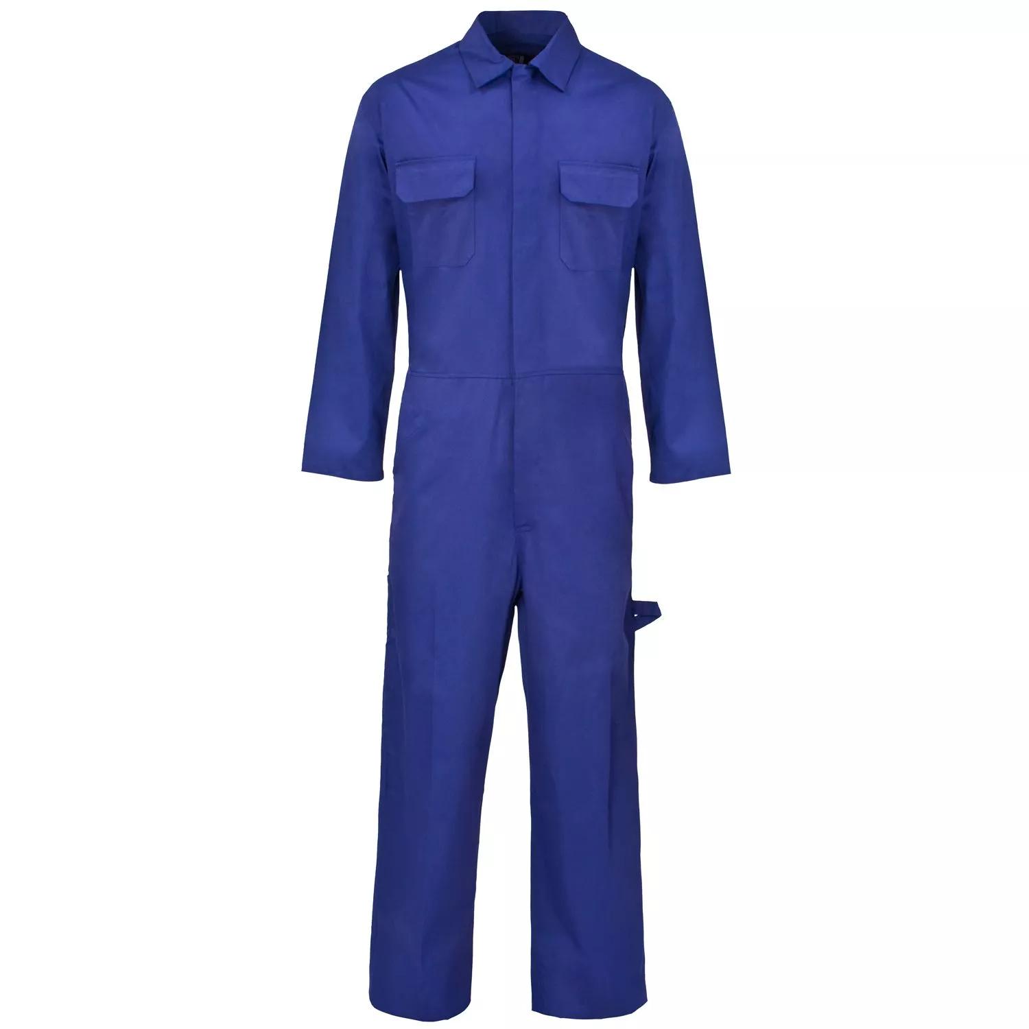 Supertouch Supertouch Polycotton Work Coverall Basic - Royal Blue in Royal Blue