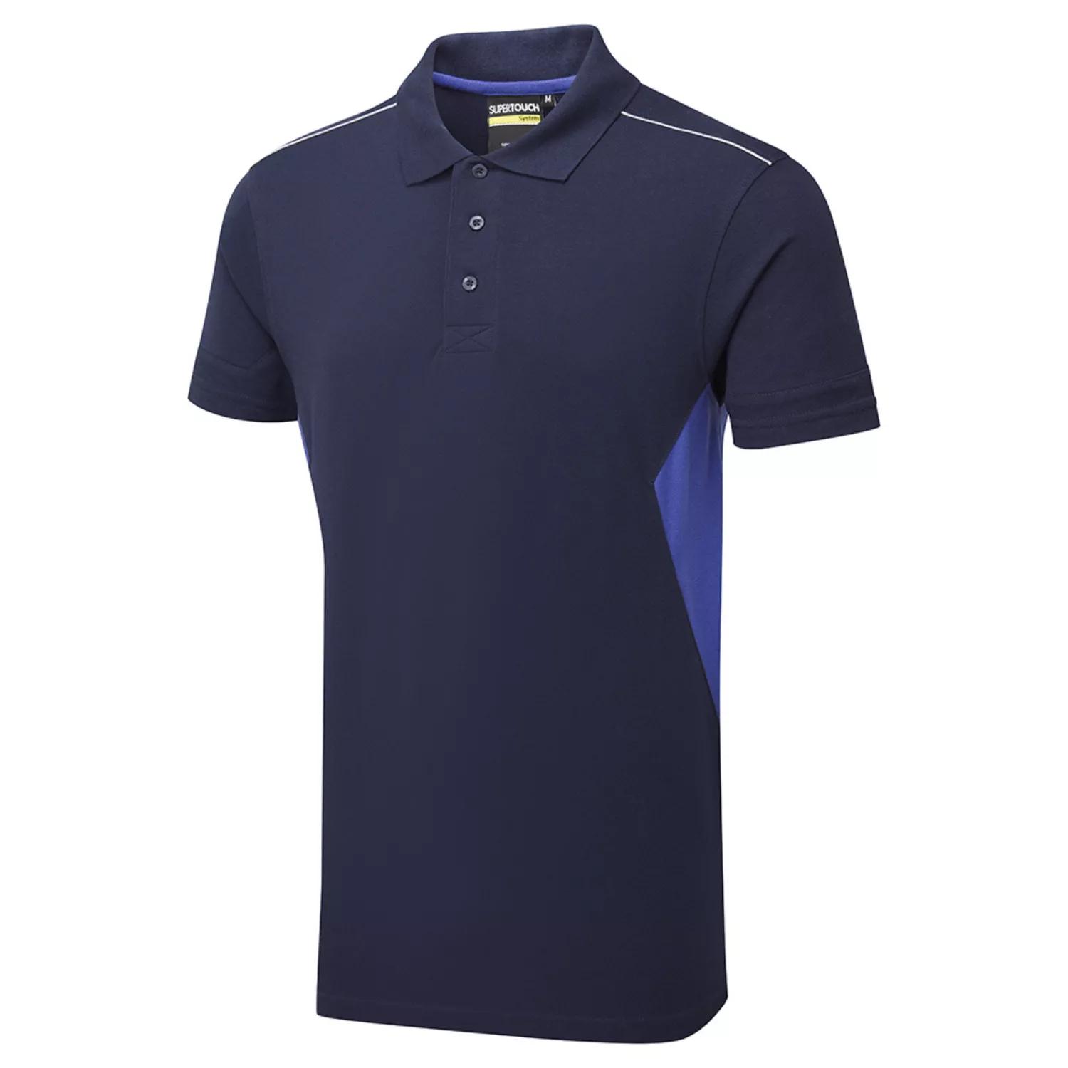 Supertouch System Eco Mens Polo Shirt - Navy Royal